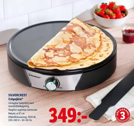 silvercrest - Crêpejärn