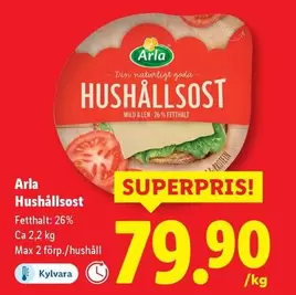 Arla - Hushållsost