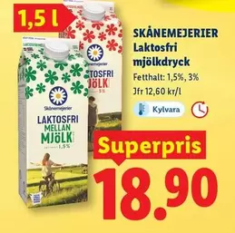 Skånemejerier - Laktosfri mjölkdryck