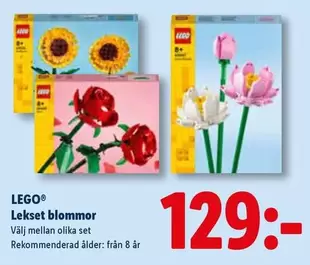 LEGO - Lekset blommor