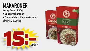 kungsörnen - MAKARONER