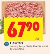 Fläskfärs