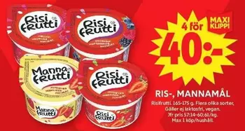Risifrutti - RIS-, MANNAMÄL