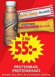 PROTEIN BAR, PROTEINSHAKE