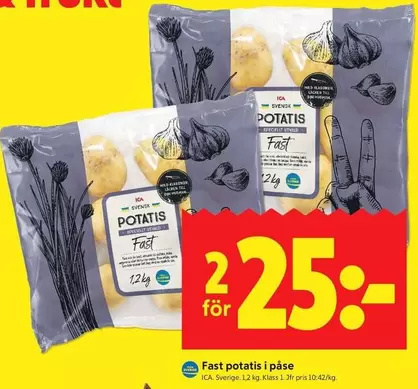 Fast potatis i påse