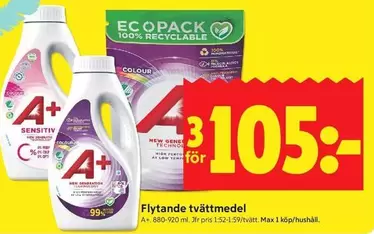 Flytande tvättmedel