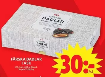 FÄRSKA DADLAR I ASK