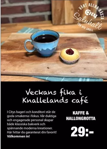 Favorit - KAFFE & HALLONGROTTA