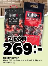 Weber - Kol/Briketter