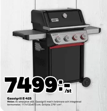 Weber - Gasolgrill E-425