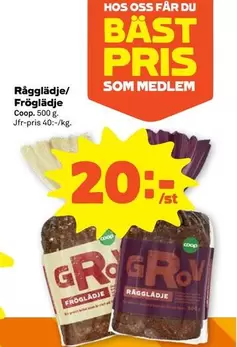 Coop - Rågglädje/ Fröglädje