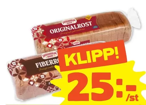 Skogaholm - Originalrost, Fiberrost