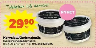 Korvslaw/Gurkmajonäs