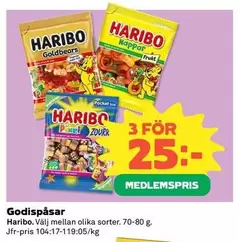 Haribo - Godispåsar