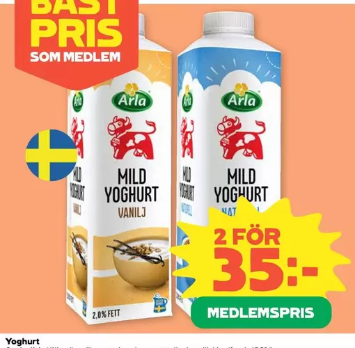 Arla - MILD YOGHURT