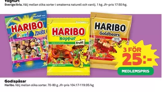 Haribo - Godispåsar