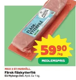 Nybergs Deli - Färsk fläskytterfilé