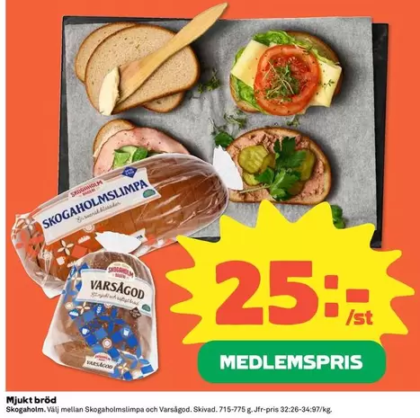 Skogaholm - slimpa och Varsågod