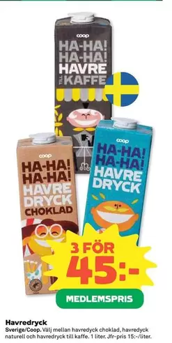 Coop - Havredryck