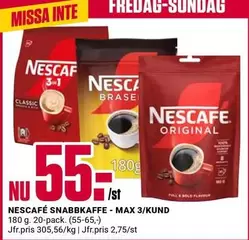 Nescafe - SNABBKAFFE