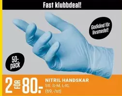 NITRIL HANDSKAR