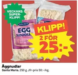 Santa Maria - Äggnudlar