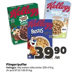 Kellogg's - Flingor/puffar