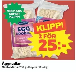Santa Maria - Äggnudlar