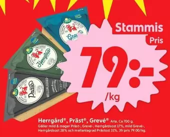 Arla - Herrgård, Präst, Grevé