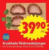 Kryddade fläskmedaljonger