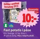 Fast potatis i påse