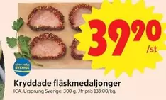 Kryddade fläskmedaljonger
