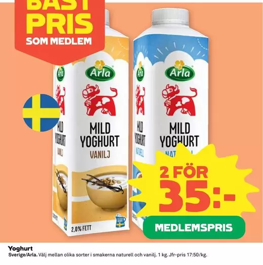 Arla - Mild Yoghurt