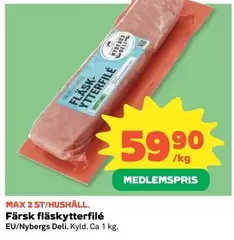 Nybergs Deli - Färsk fläskytterfilé