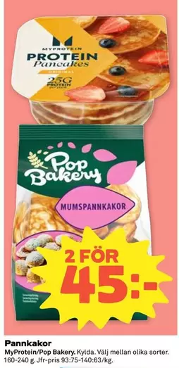 Pop bakery - Pannkakor
