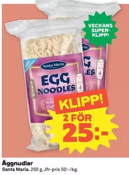 Santa Maria - Äggnudlar