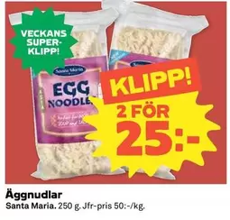 Santa Maria - Äggnudlar