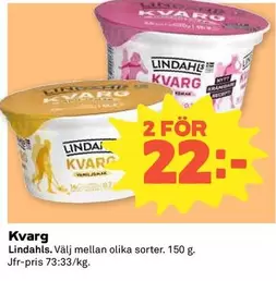 Lindahls - Kvarg