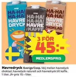 Coop - Havredryck