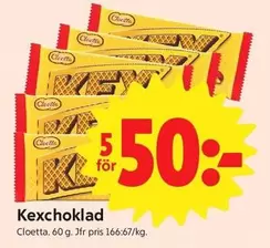 Cloetta - Kexchoklad