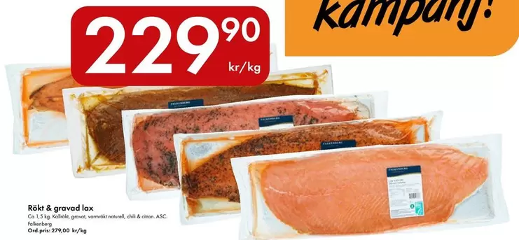 Falkenberg - Rökt & gravad lax