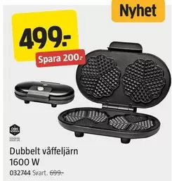 OBH Nordica - Dubbelt våffeljärn 1600 W 032744