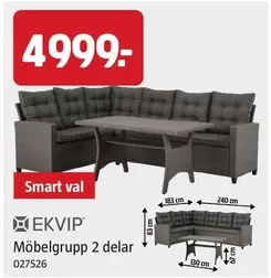 Smart - Möbelgrupp 2 delar 027526