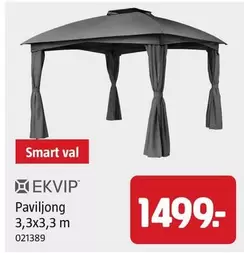 Smart - Paviljong 3,3x3,3 m 021389