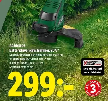 Garant - Batteridriven grästrimmer, 20 V*