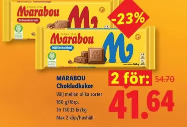 marabou - Chokladkakor