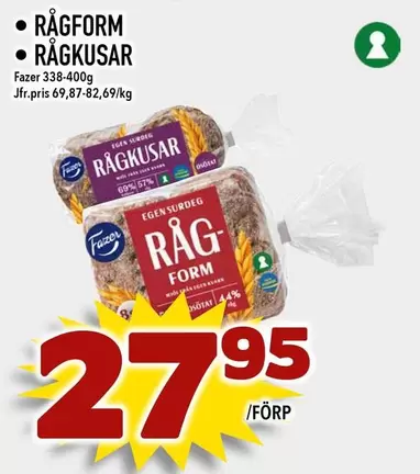 Fazer - Rågform / Råkusar