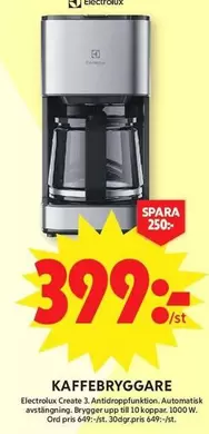 Electrolux - Kaffebryggare
