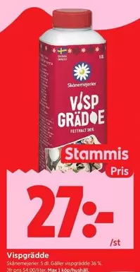 Skånemejerier - Vispgrädde