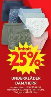 Mywear - UNDERKLÄDER DAM/HERR